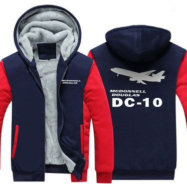 MCDONNELL DOUGLAS DC 10 DESIGNED ZIPPER SWEATER THE AV8R